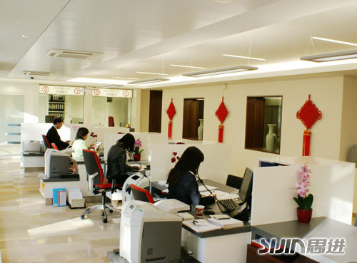 中國銀行職員工作區